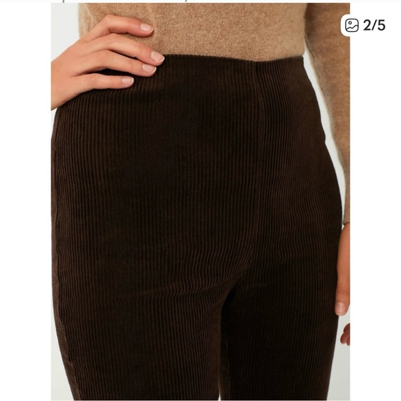 Tuckernuck Dark Brown Corduroy Cropped Pants          Size Small - Picture 2 of 7